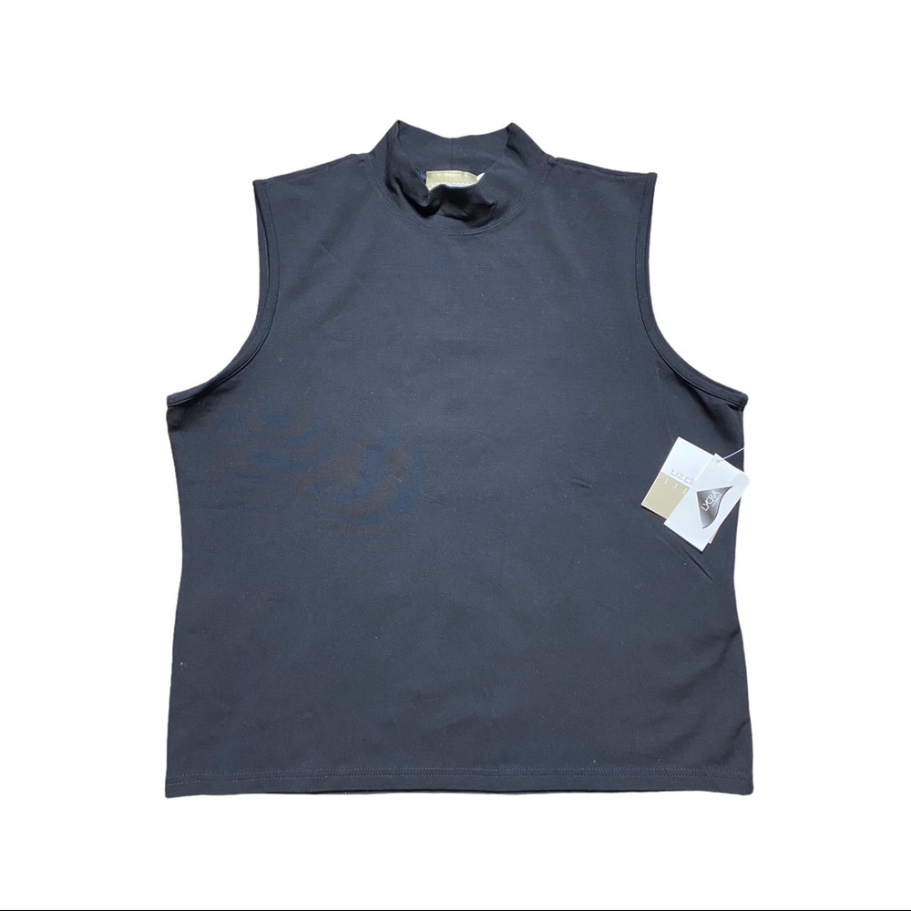 Liz Claiborne Lizwear Black Board Jungle Tank Top